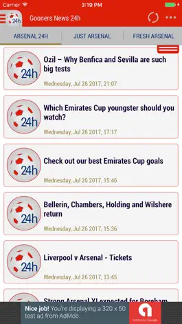 Game screenshot 24h News for Arsenal mod apk
