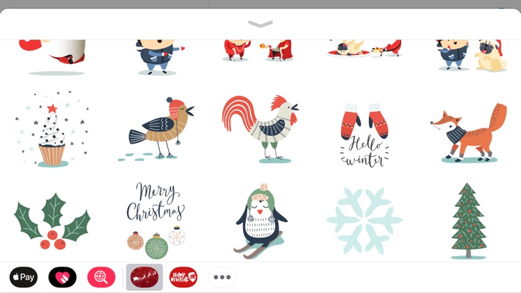 Merry Christmas Winter Sticker