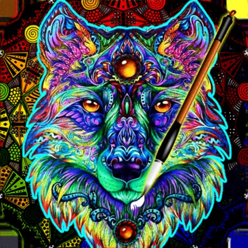 ColorWolf : NEW Coloring Book