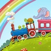 Animals Train for Toddlers Fun icon