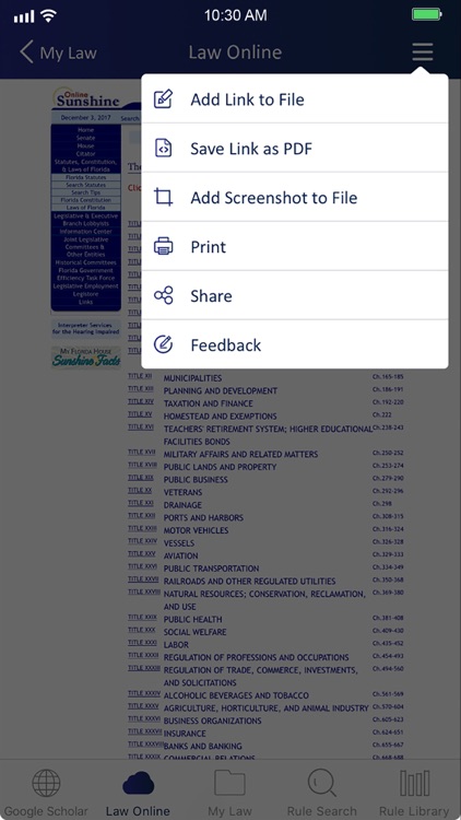 My Law for iPhone screenshot-3