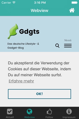 Gdgts screenshot 2