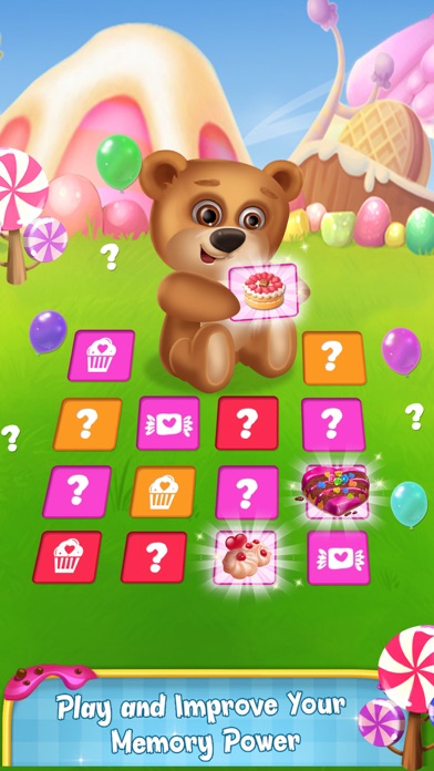 Memory Game : Cake and Candy screenshot 2