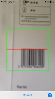 Barcode scanning with Google Shopping iphone bilder 0