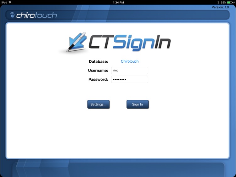 CT Sign-In Mobile 7.0