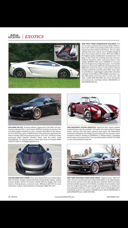 duPont REGISTRY Fine Automobiles
