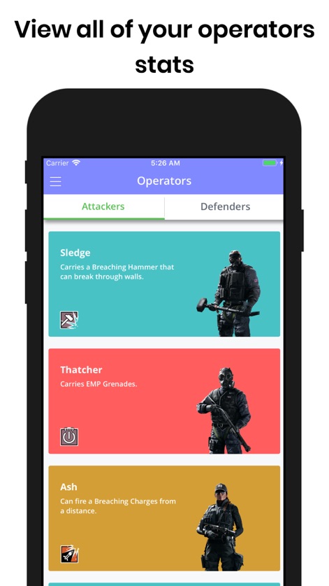 R6 Stats and Maps Companion - App de Productividad | MWM