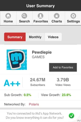 Game screenshot Social Blade Statistics App hack