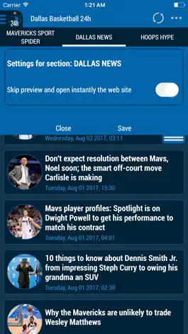 Game screenshot 24h News for Dallas Mavericks apk