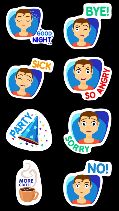 Texts from BF Stickers Emojis screenshot 3