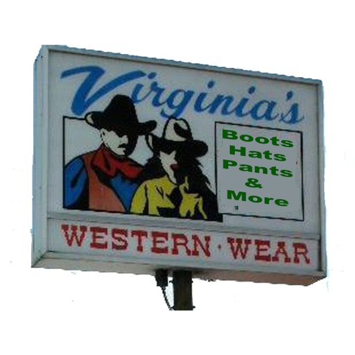 Virginia's Western Wear Shop iOS App