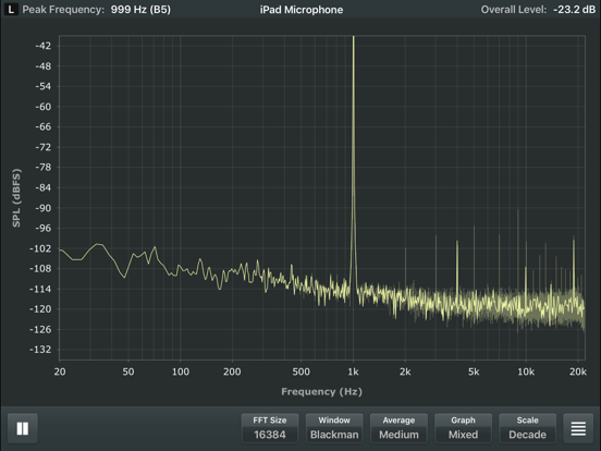 Screenshot #6 pour Spectrum Analyzer RTA