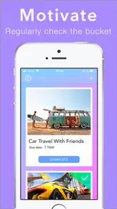 Bucket list Aspire life goals screenshot #2 for iPhone