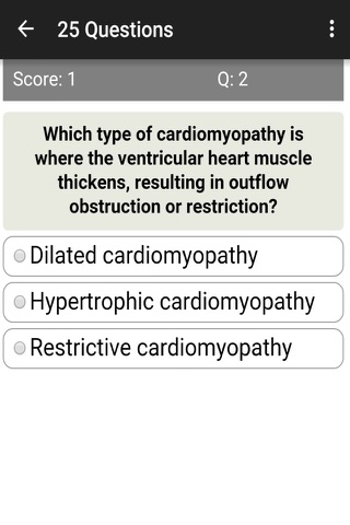 Learning Cardiology Quiz + screenshot 2