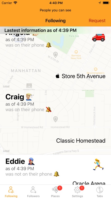 Tabs - Secure tracking