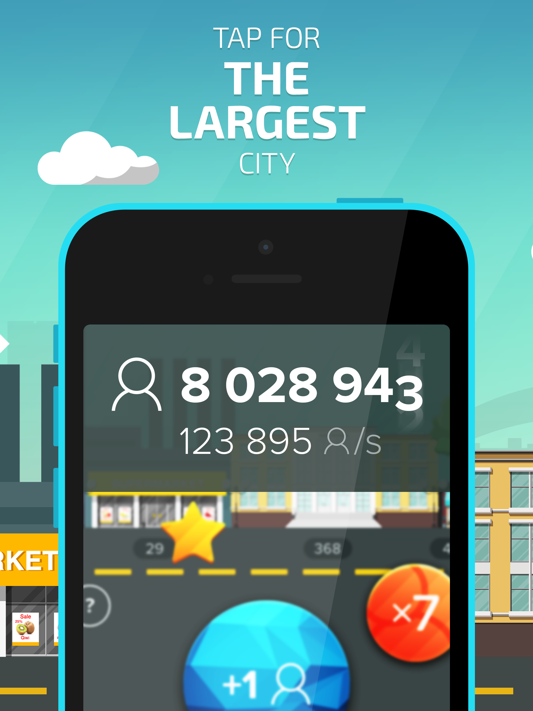 Clicker: tap, stork, people screenshot 7