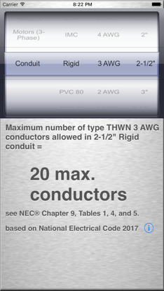 A NEC® 2017 Quick Reference screenshot 5