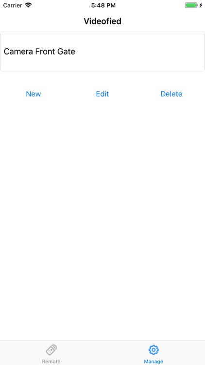 Remote for Videofied