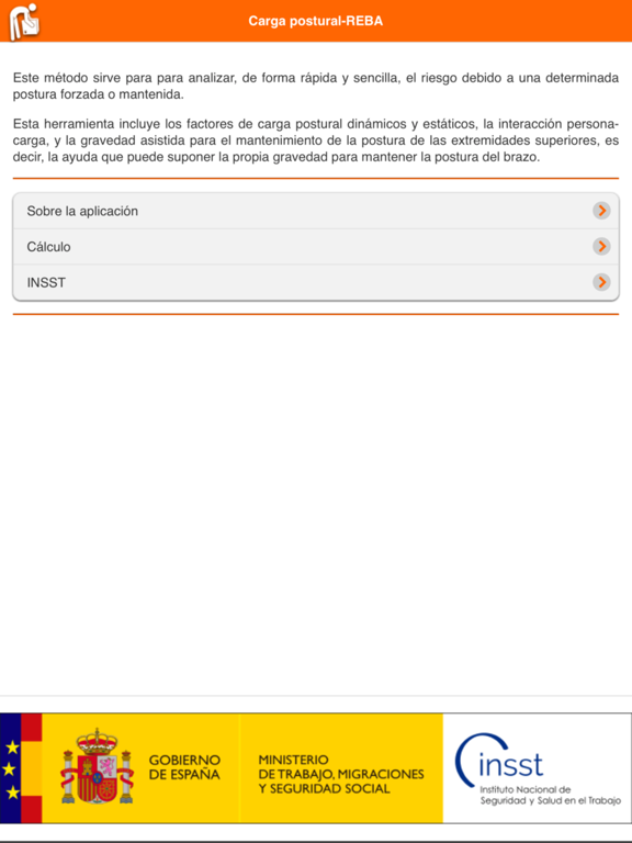 Screenshot #5 pour Carga postural REBA