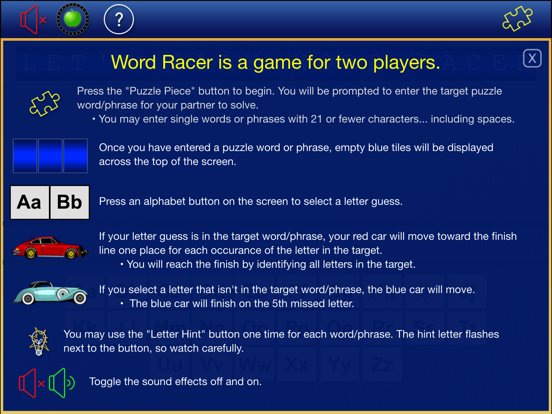 Word Racer iPad screenshot