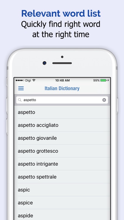 Italian Dictionary - English Italian Translator