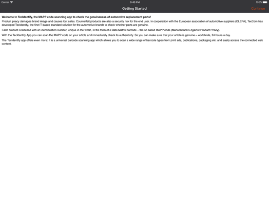 Screenshot #4 pour TecIdentify: MAPP Code Scanner