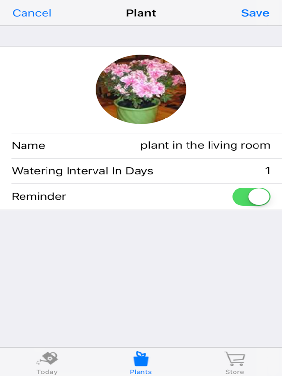 Plant Watering Reminder: Care For Indoor Plants iPad screenshot 2 - Utilities app