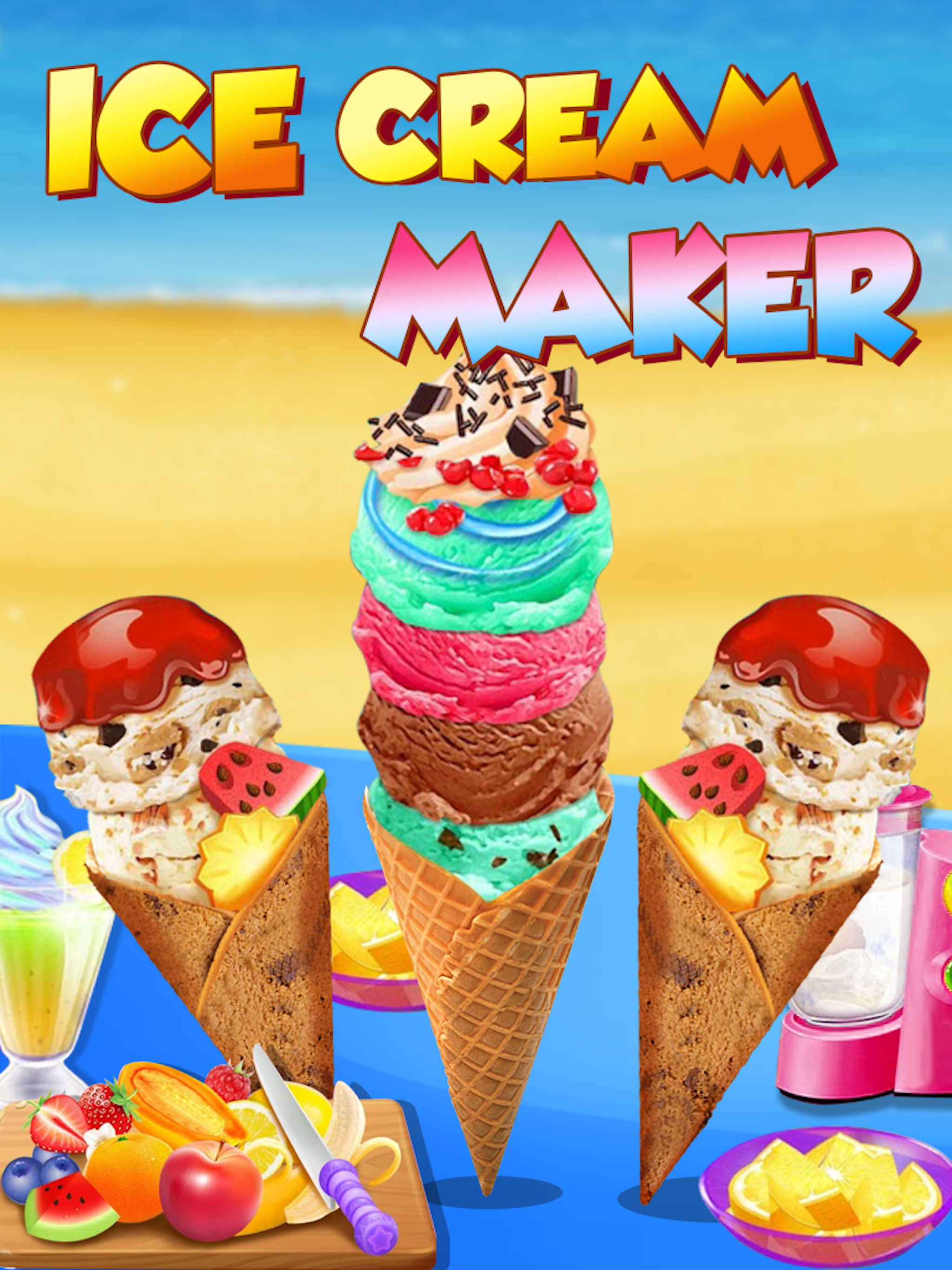 Ice Cream Maker - Cooking Games Fever