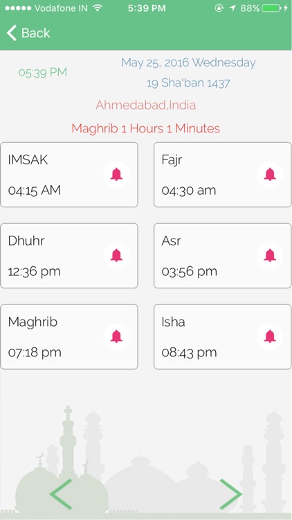 Prayer Times & Ramadan 2018