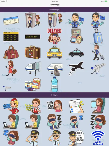 Travel Stickers: Emojis