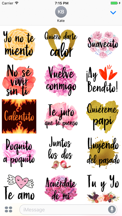 Despacito Spanish Love Stickersのおすすめ画像2