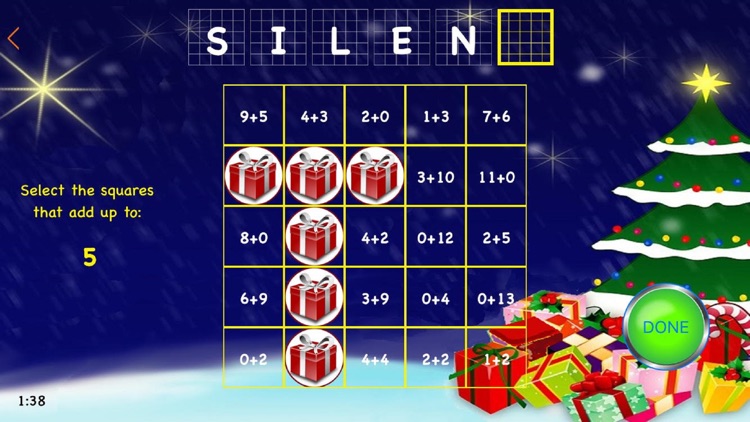 Math Word Go - Christmas
