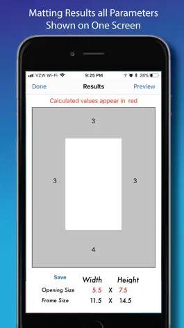 Game screenshot Matting Calculator apk