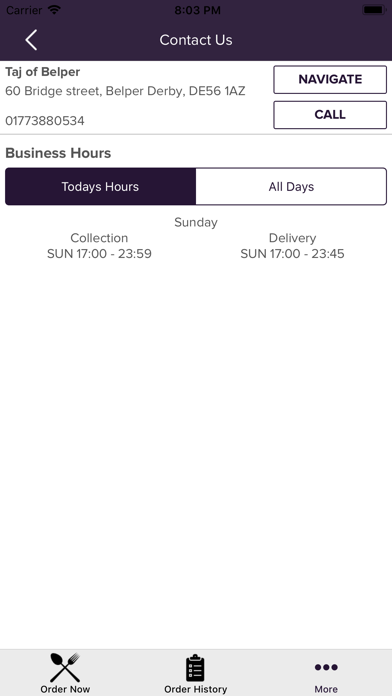 How to cancel & delete Taj of Belper from iphone & ipad 4