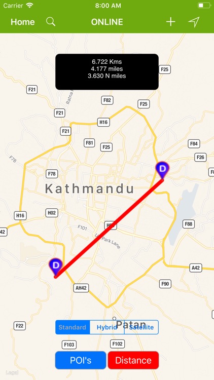 Kathmandu (Nepal) – Travel Map