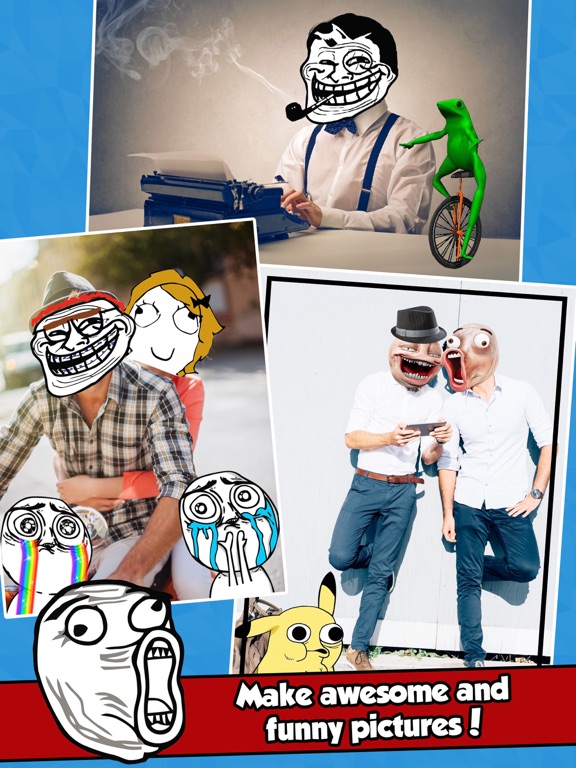 Screenshot #5 pour InstaMeme! - Photo Editor with Funny Meme Stickers