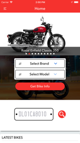 Bike info - Vahan Vehicle Info screenshot