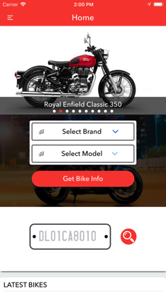 Bike info - Vahan Vehicle Info screenshot 1