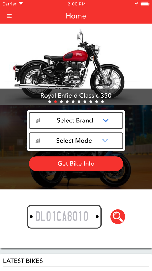 Bike info - Vahan Vehicle Info - 1.3 - (iOS)