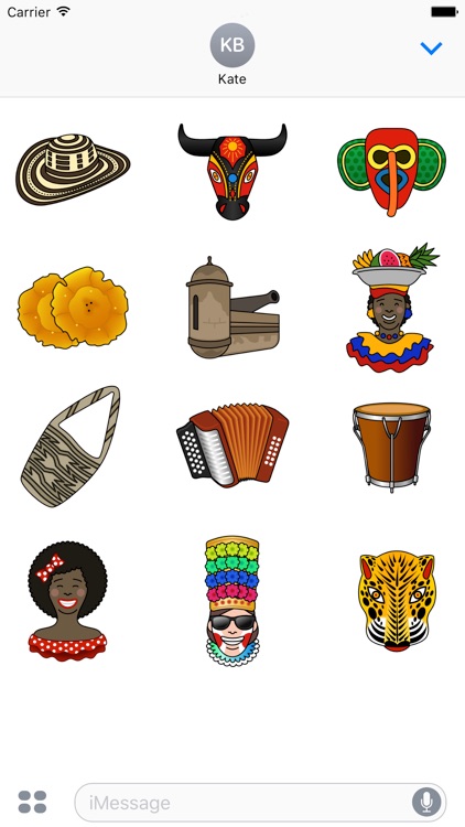 Caribe Colombia Stickers