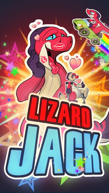 Jack Lizard Stickers for iMessage Starter Pack