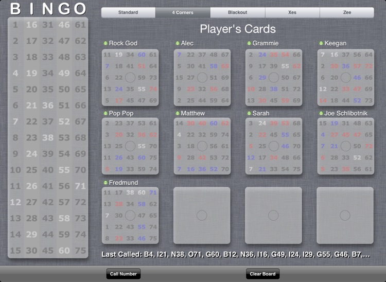 WiFi Bingo Caller