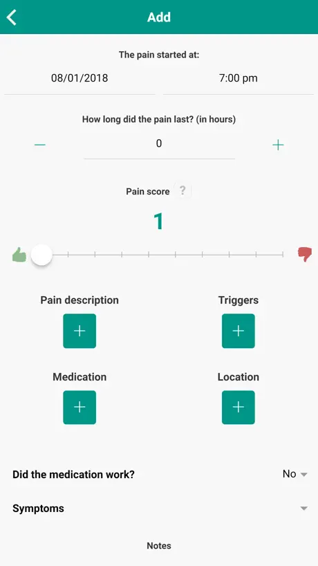 Pain Log
