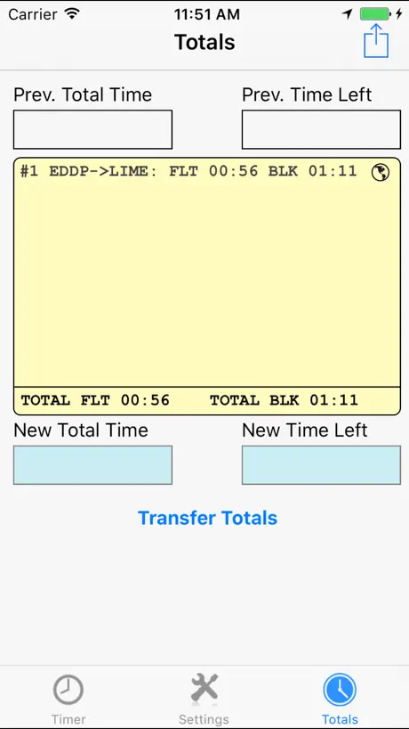 Flight Timer