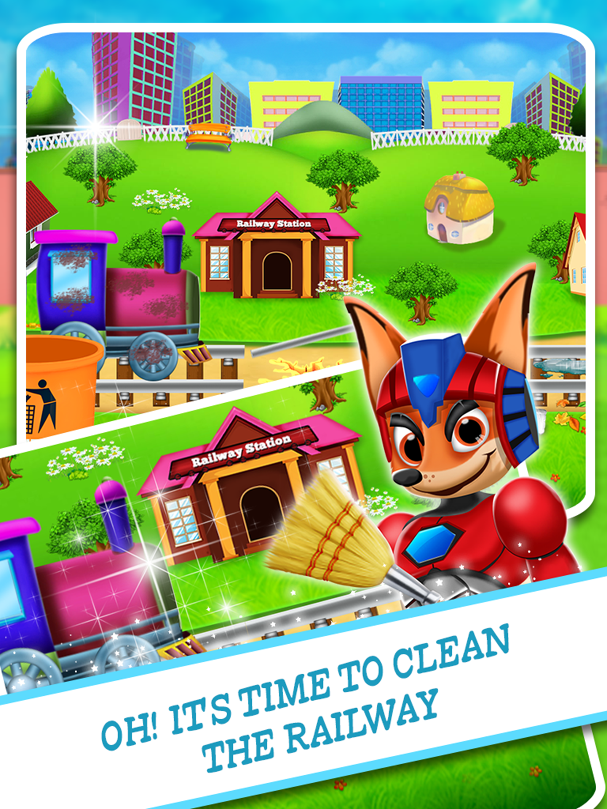Animal Superhero City Cleaner screenshot 10