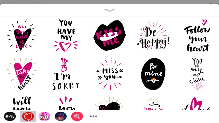 Vlaentine's Day Love Stickers by salma akter