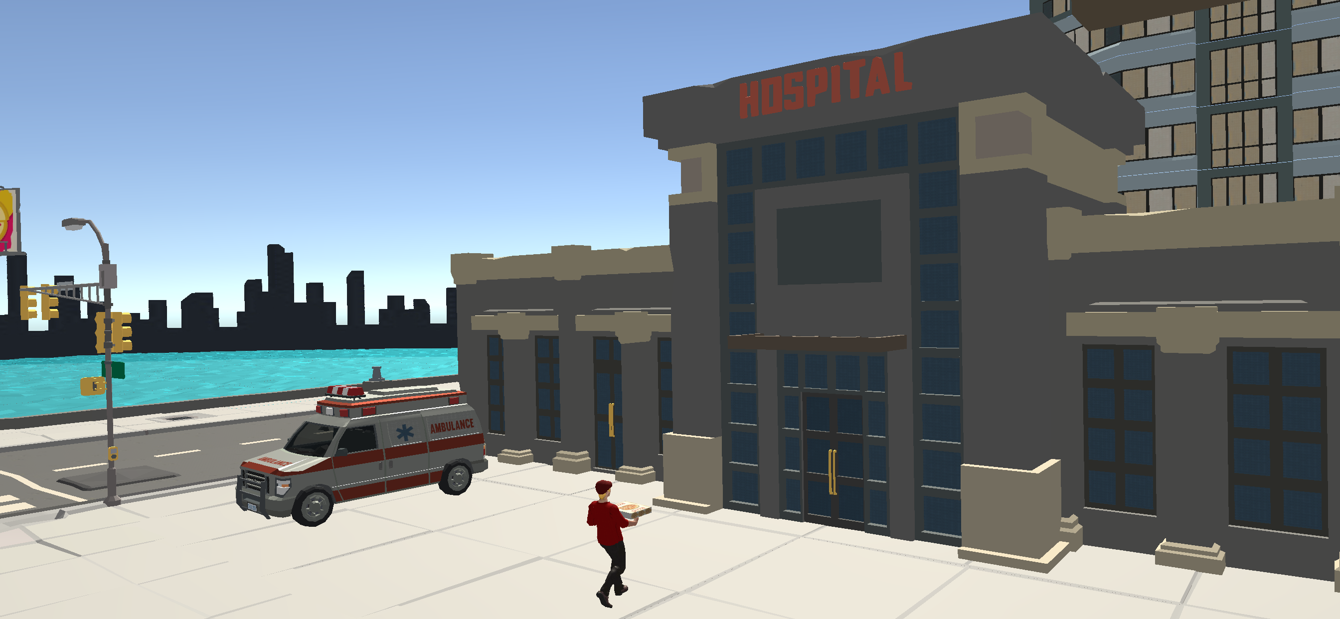 City Pizza Delivery Bike Rider screenshot 4