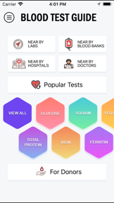 Blood Test Guide screenshot