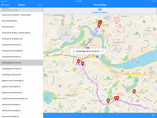 Screenshot #5 pour Where's my MBTA Bus?