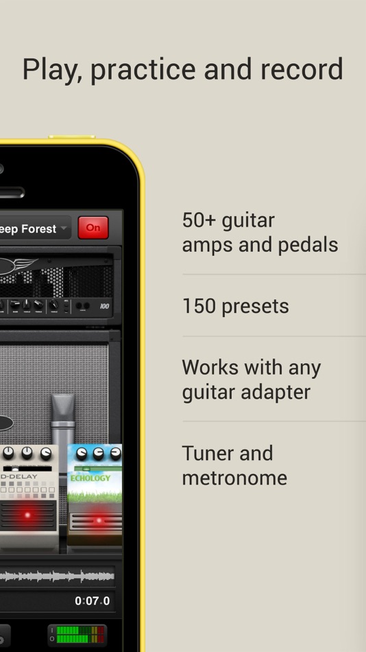 #2. AmpKit - Guitar amps & pedals (iOS) By: Agile Partners
